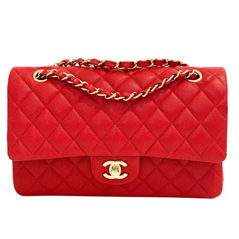 chanel boy red caviar gold hardware|CHANEL.